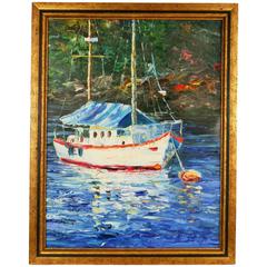 Sailing Greece 2 Seascape Painting 5