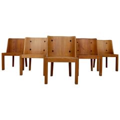 Set of Five "Lovö" Chairs by Axel Einar-Hjorth, 1930s 5