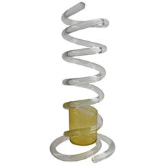Lucite Coil Umbrella Stand Attributed to Dorothy Thorpe 11