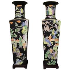 Large Pair of Chinese Porcelain Vase's