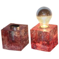 Pair of Table Lamps Poliarte 1960 Minimal Design 11