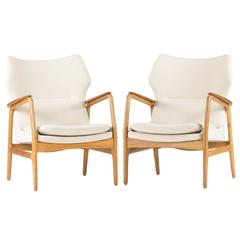 Pair of Teak Lounge Chairs by Aksel Bender Madsen