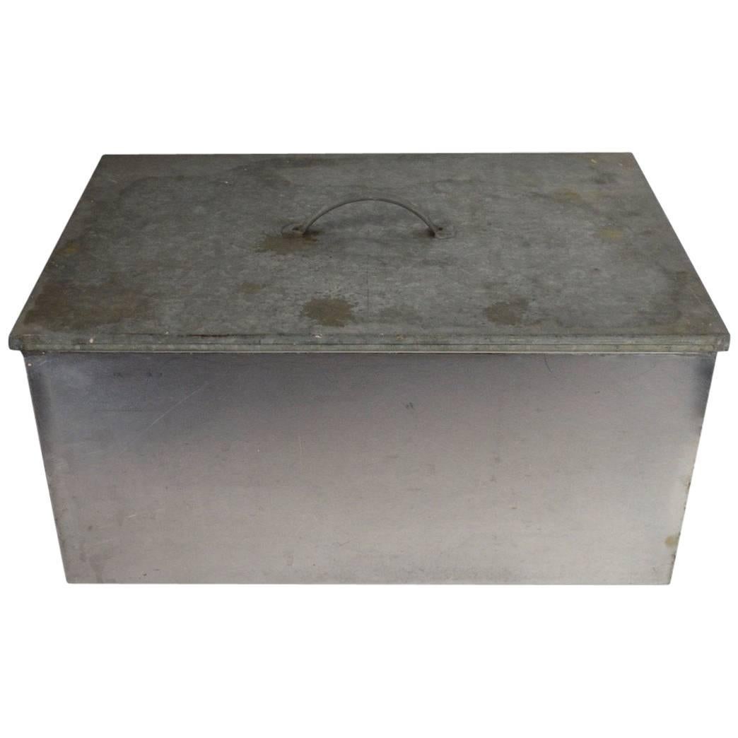 Stainless Steel and Galvanized Tin Industrial Storage Box