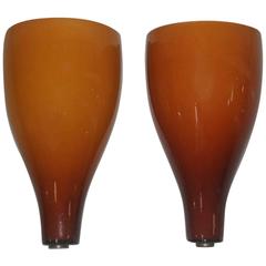 Wonderful Pair of 1940 Venini Sconces Attributed 2