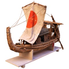 Maquette de bateau Kon -Tiki de Venice Bianale