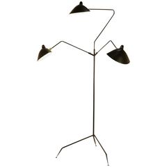 The Serge Mouille Three Arm Floor Lamp or Lampadaire 3 bras 2