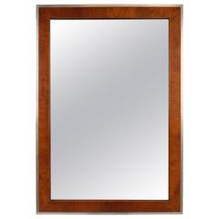 Chrome Wall Mirror chrome wall mirrors - 118 for sale at 1stdibs Chrome Wall Mirror chrome wall mirrors - 118 for sale at 1stdibs