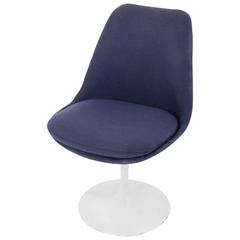 Knoll "Tulip" Chair in Blue, Eero Saarinen, 1960s