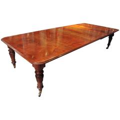 19th Century Mahogany Grand Dining Table