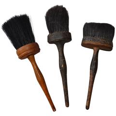 Trio of Largish Vintage Brushes