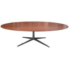 Florence Knoll Rosewood Oval Dining Table