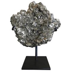 Pyrite Mineral Sculpture, Brazil, Prehistoric