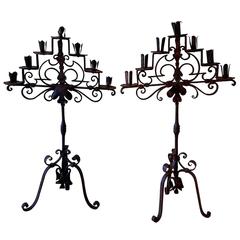 Pair of 19th Century Italian Candelabras