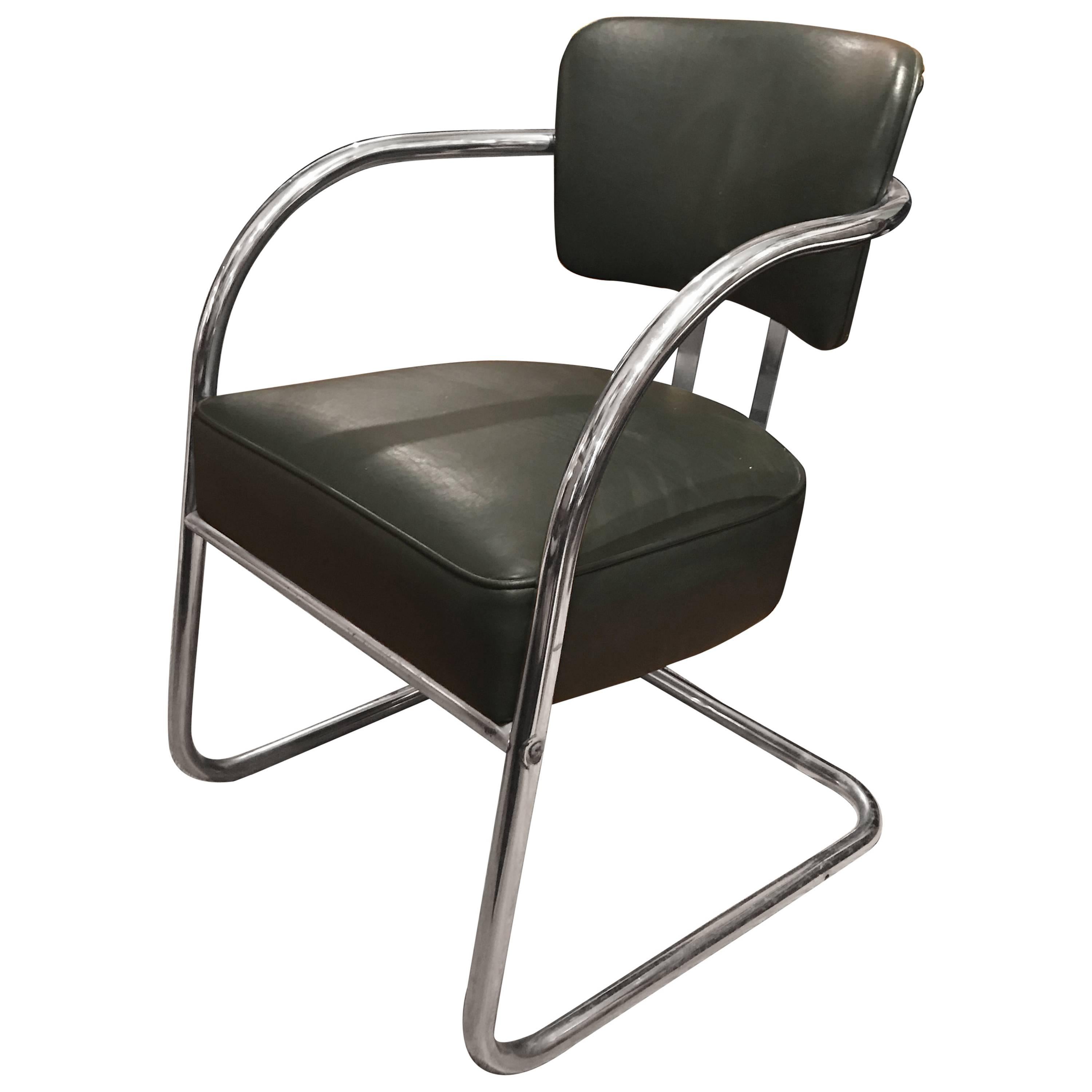 Chrome Chair by KEM Weber
