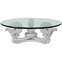 Vintage Hollywood Regency Style Coffee Table