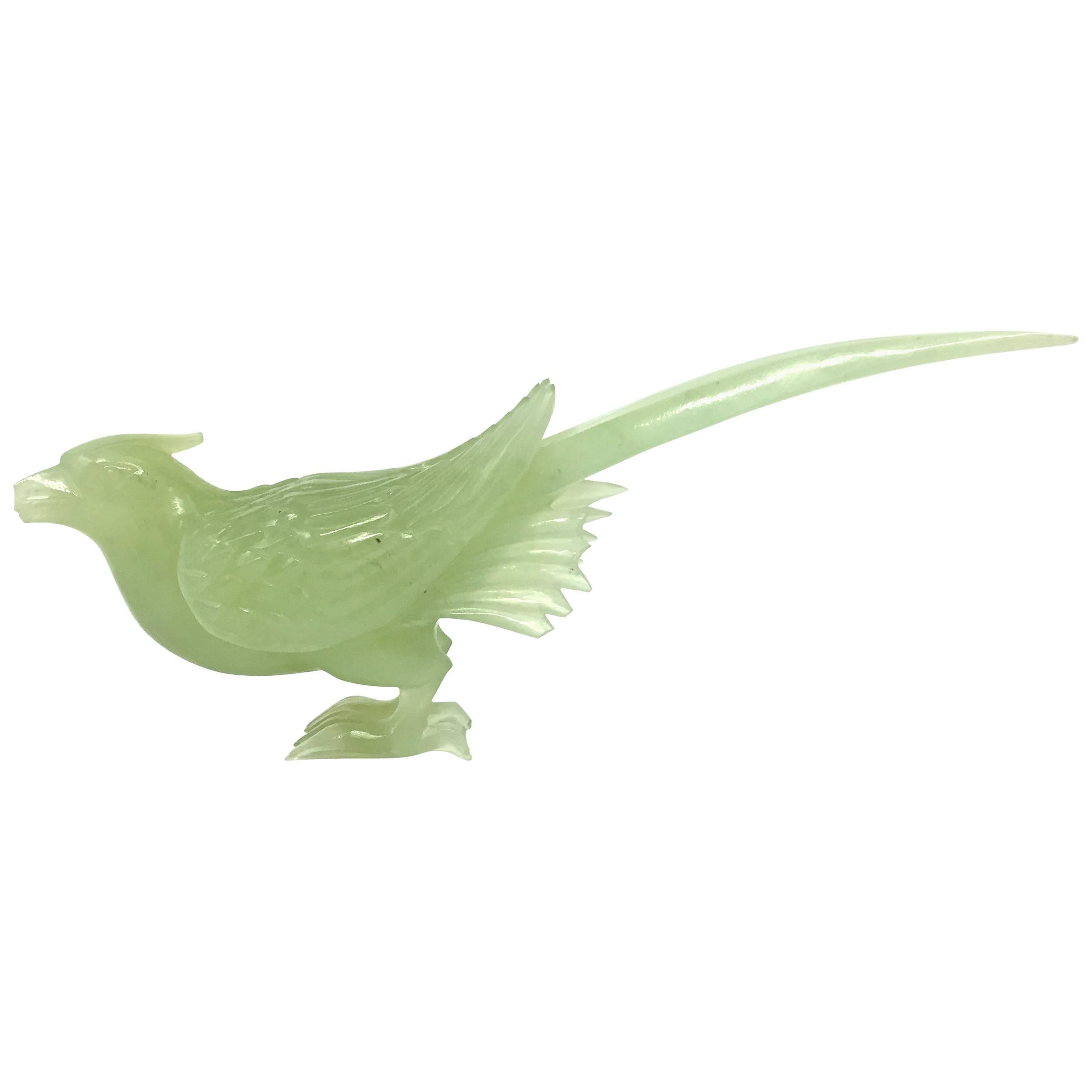 Green Stone Peasant Bird For Sale