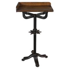 19th Century French Industrial Cast Iron Table