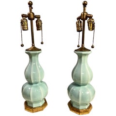 Pair of Christopher Spitzmiller Lamps, Signed and Dated