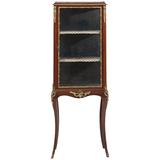 Vitrine en acajou de style Régence du 19ème siècle