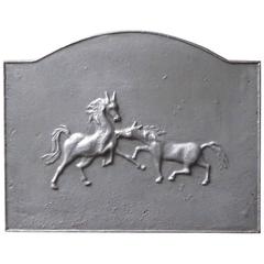 French 'Horses' Fireback