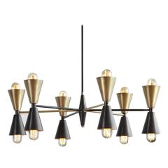 Stella Made-to-Order Brass Chandelier 3