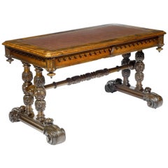 Early 19th Century William IV Walnut Library Table