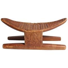 Early 20th Century Tribal Carved Suriname Arched Stool, South America 2