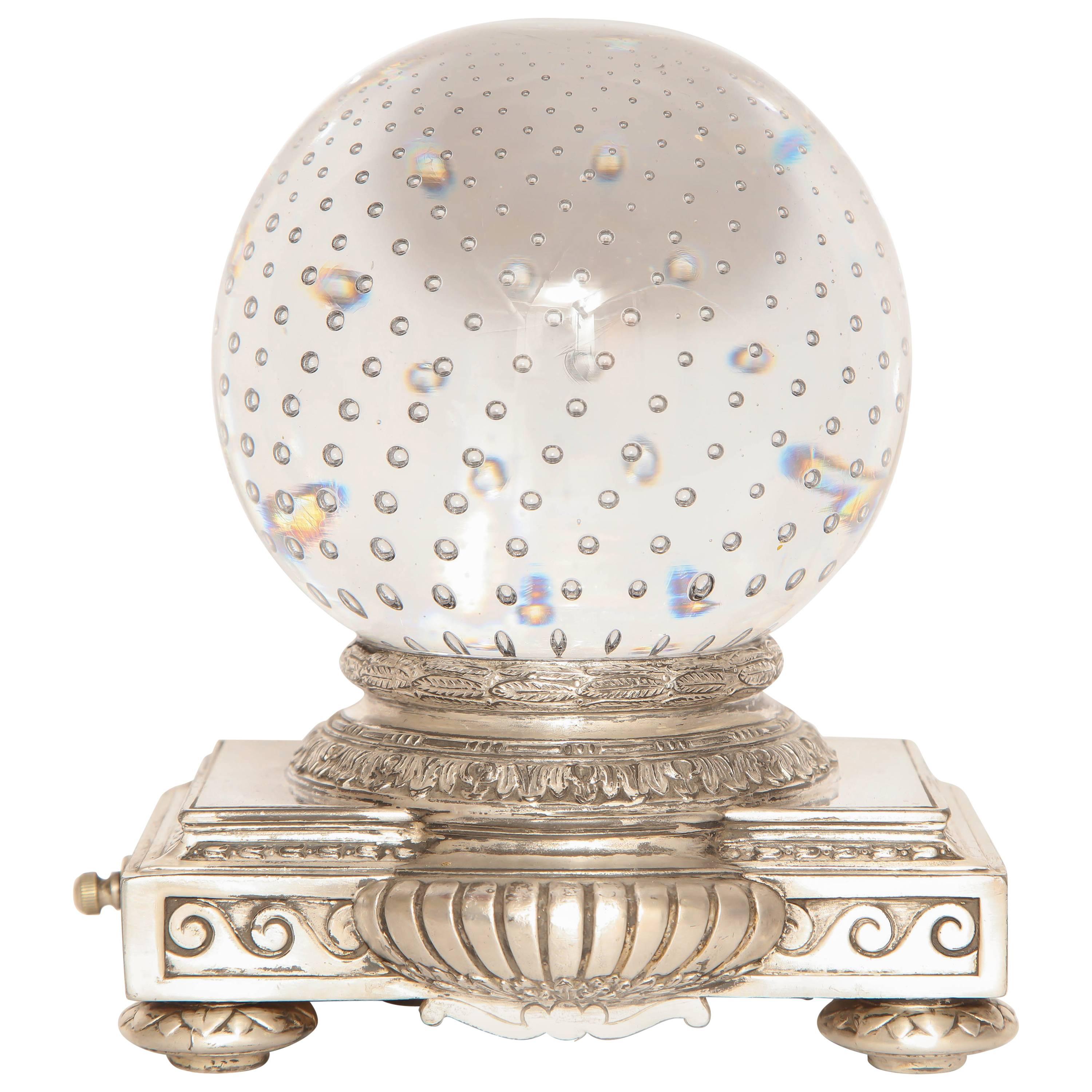 Pairpoint Art Deco Glass Crystal Table Lamp