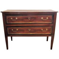 Antique Early 19th Century Walnut Italian Directoire Commode 5