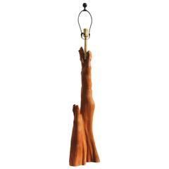 Vintage Mid-Century Height Cypress Knee Wood Floor Lamp 10