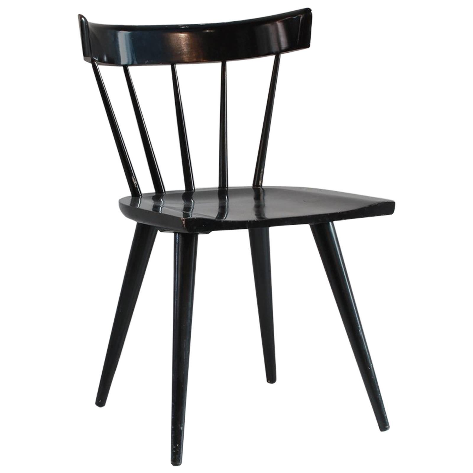 Paul McCobb Black Painted Spindle Chair