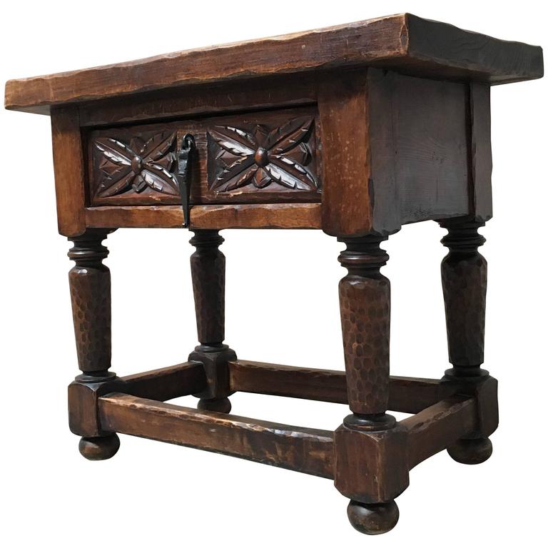 Gothic Style Side Table For Sale at 1stdibs