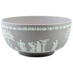 Englische Wedgwood Jasper Ware Flieder Opferschale