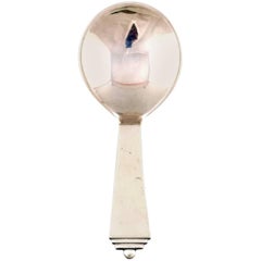 Georg Jensen Pyramid Compote Spoon, Designed by Harald Nielsen