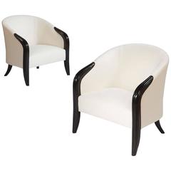 Pair of Art Deco 'Bombay' Tub Chairs