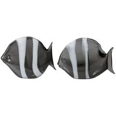 Pair of Seguso Murano Glass Sculptures 2
