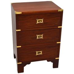 Antique Mahogany Campaign Chest of Drawers