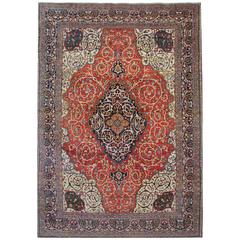 Antique Persian Mahal Carpet 1