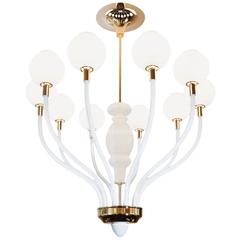 Carlo Scarpa Glass Chandelier, Venini 6