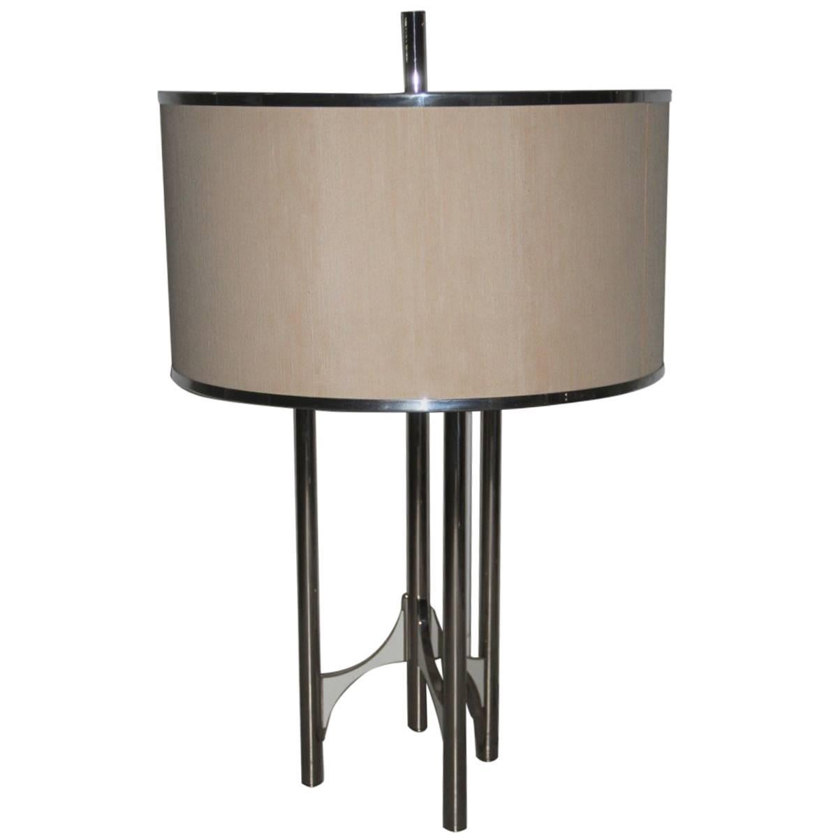 Minimal Chic Italian Design Table Lamp Sciolari Design 1970 For Sale