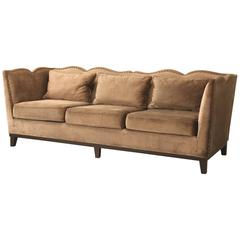 Reproduction Sofa with Nailhead Trim