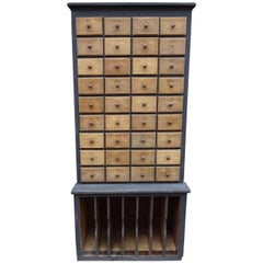 Used Early 20th Century Pharmacist Chest of Drawers