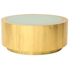Fabulous Brass and Glass Coffee Table by Steve Chase 2