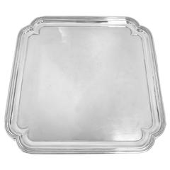 Sterling Silver, Square Footed Tray, James Robinson, New York