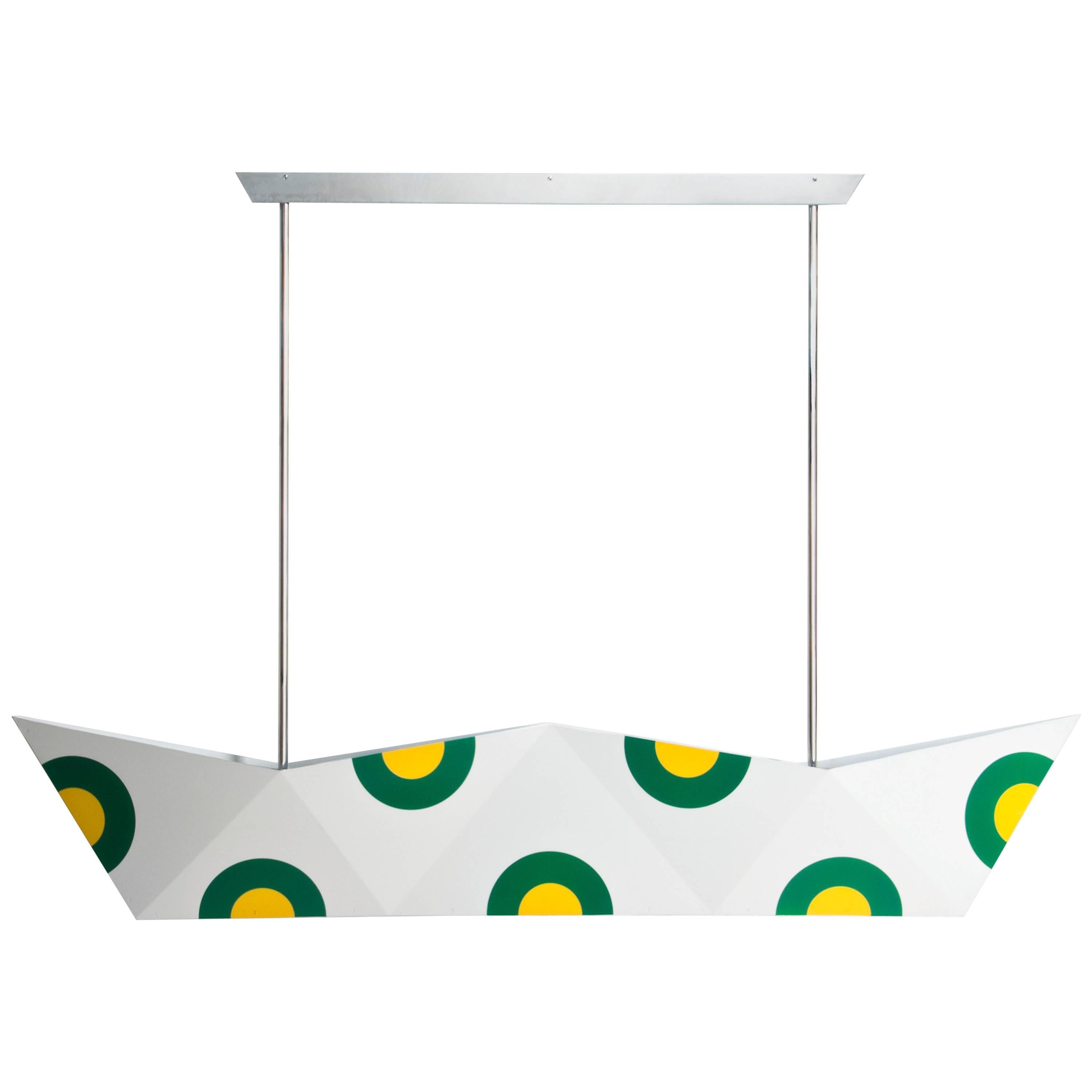 Ceiling lamp "Deriva" Decoration 2, Alessandro Mendini, Fragile Edizioni, 2015 For Sale