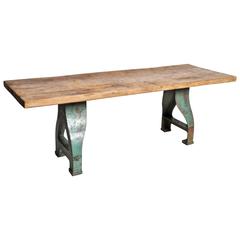 Industrial Work Table Marked "Air France" 6