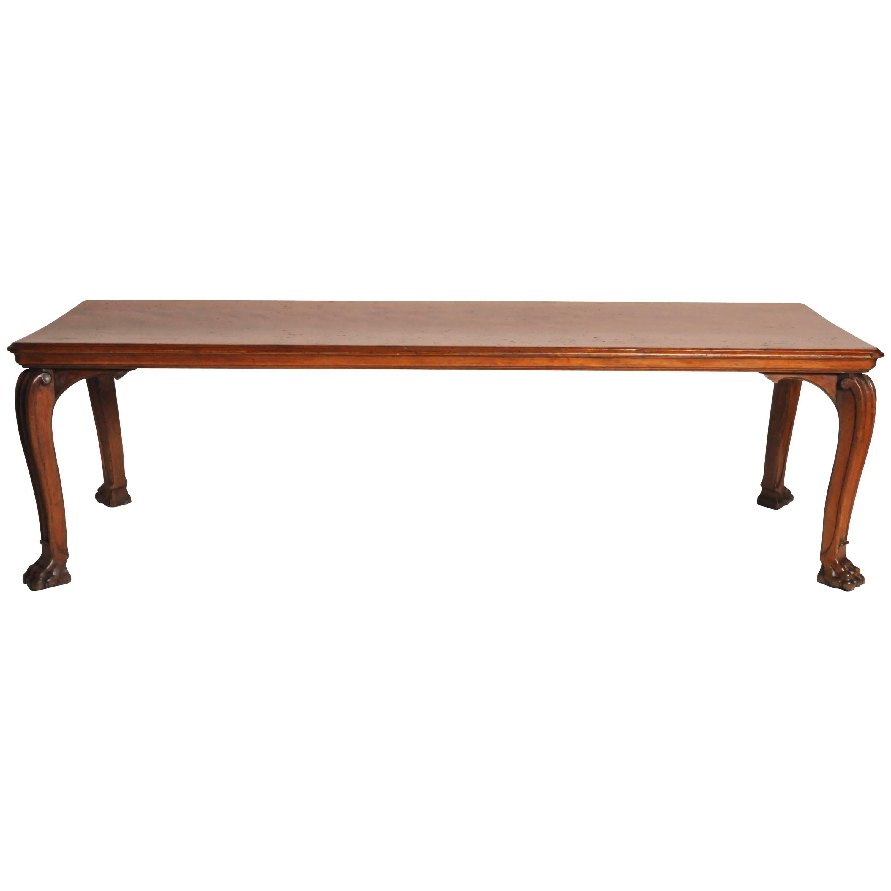 Solid Walnut Top Dinning Table