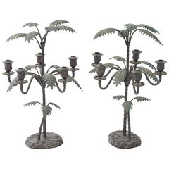 Palm Tree Candelabras