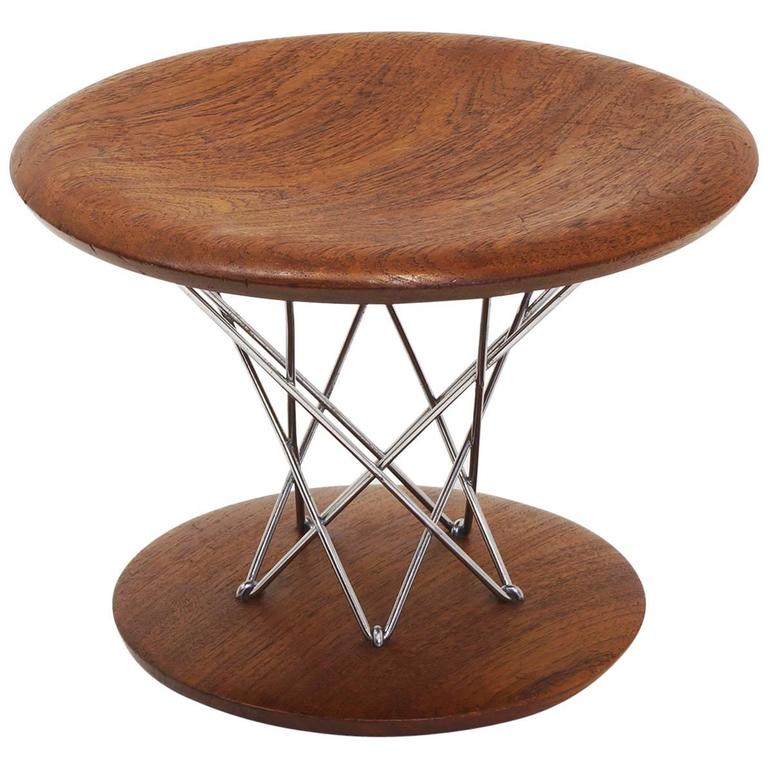 Isamu Noguchi Rocking Stool, Model 85T, Early Walnut
