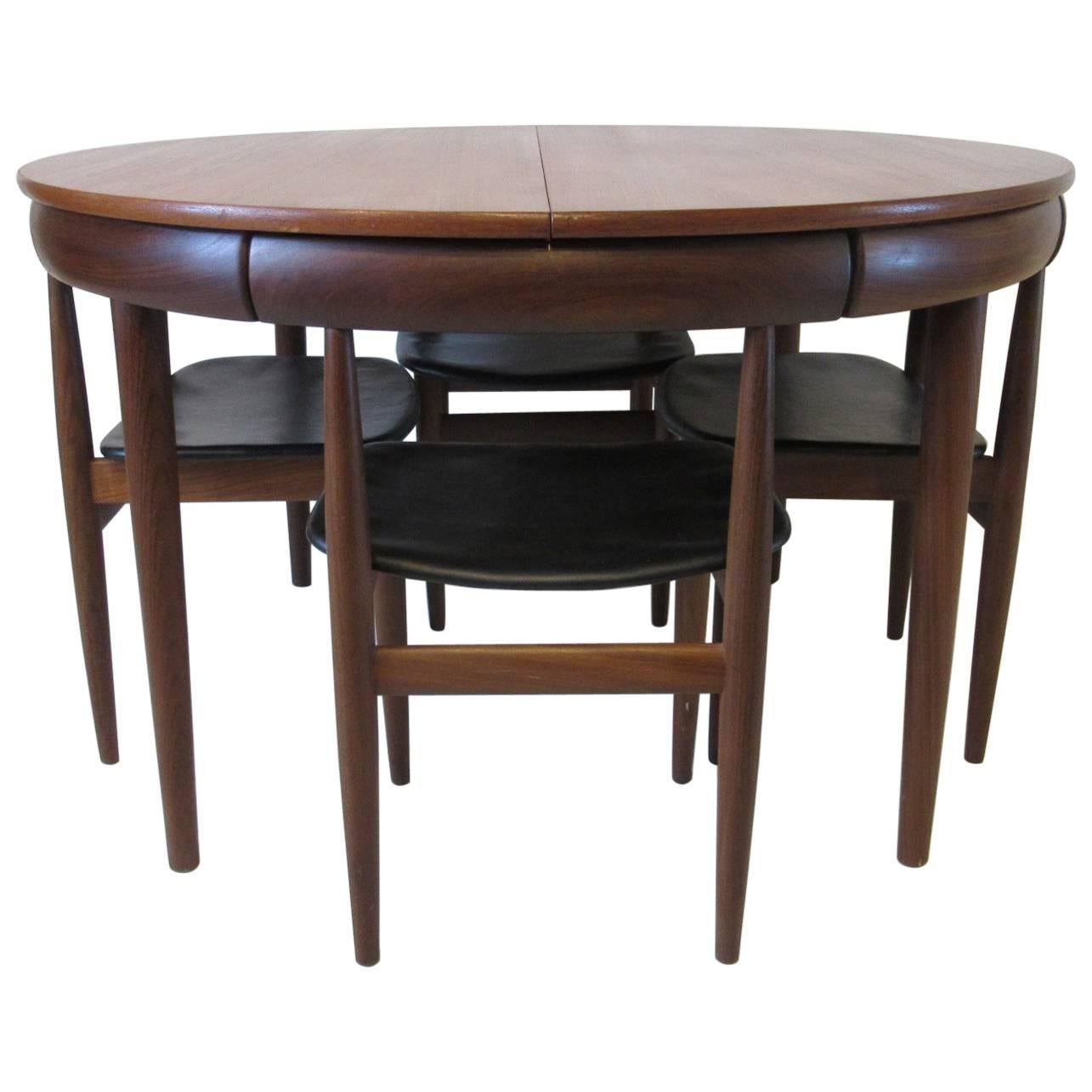 Hans Olsen Teak Danish Dining Set for Frem Rojle, Denmark